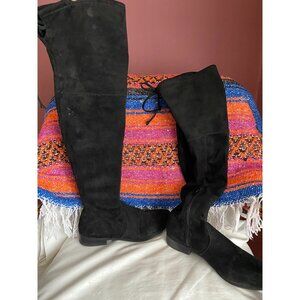 Black EDI OVER THE KNEE BOOTS size 6.5 by Kelly & Katie
